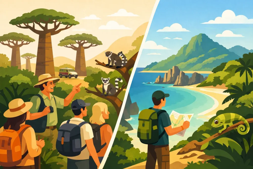 Guided Tour Versus Independent Madagascar