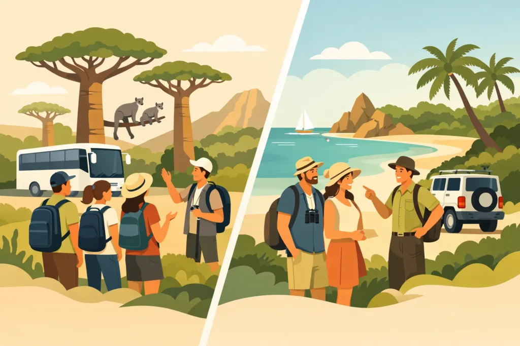 Madagascar Group Versus Private Tours Compared